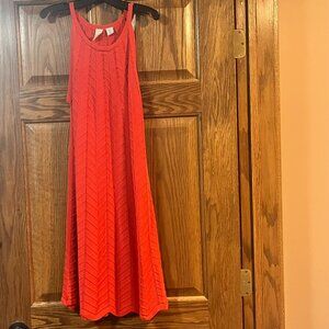 Joie Red Sleeveless Knit Dress Size Small